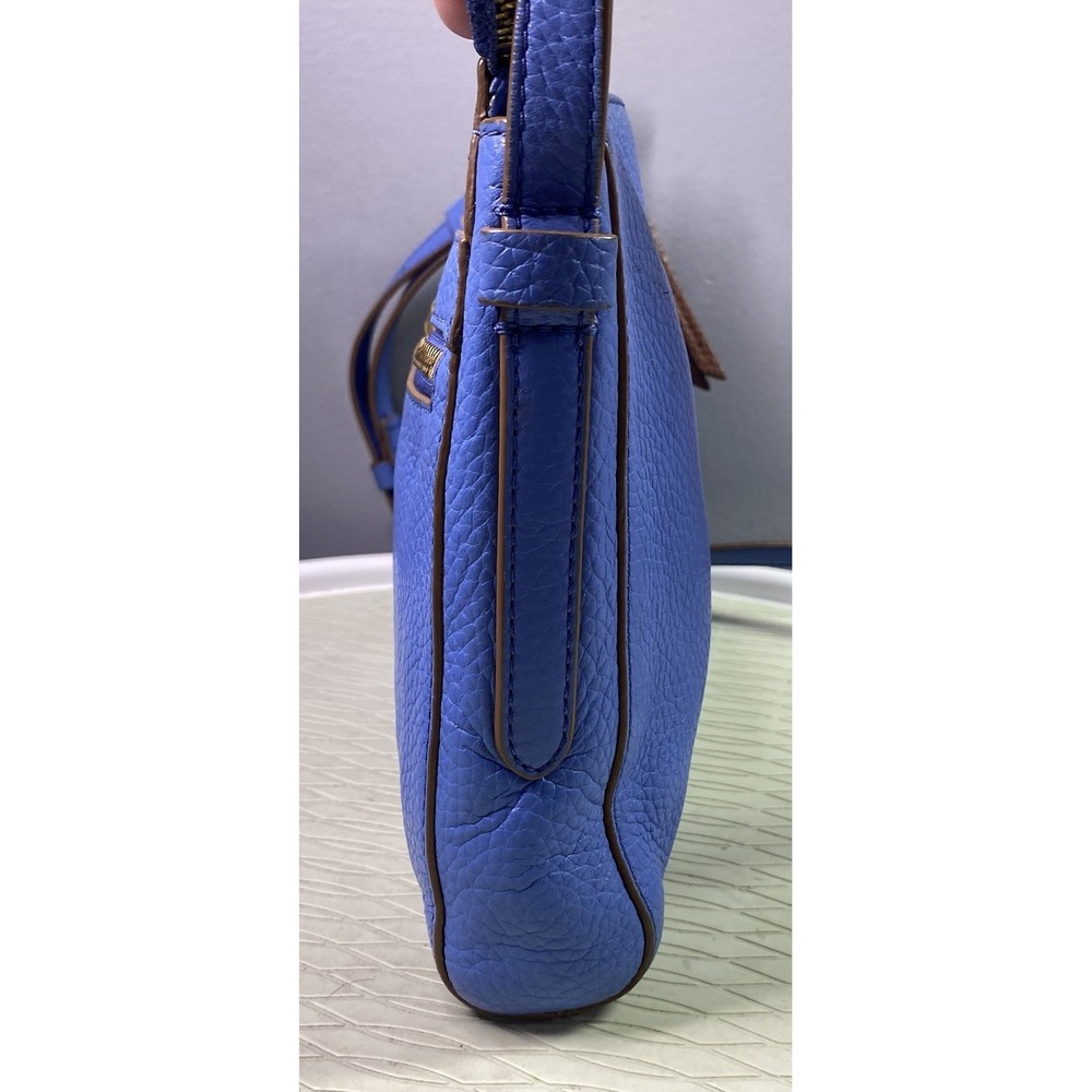 Fossil Blue Leather Crossbody Bag with Matching Wallet - Picture 6 of 16